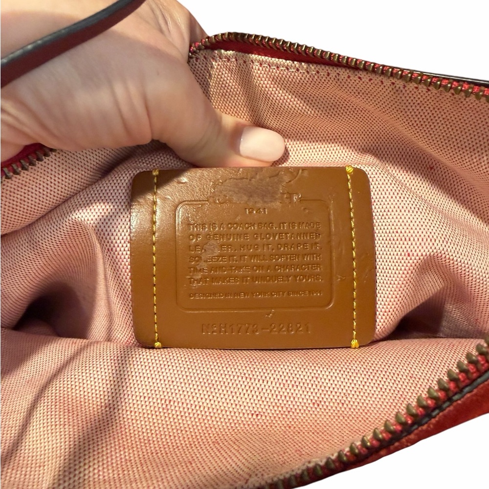 Coach Cooper Carryall Burgundy Oxblood Leather Bag Luxe Style 22821 - Picture 10 of 13